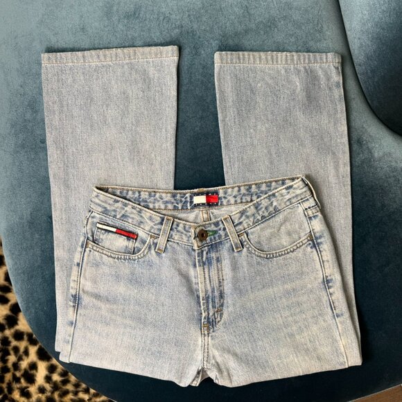Vintage Tommy Hilfiger Flare Jeans 90s/Y2K size 25x30 - Picture 2 of 9